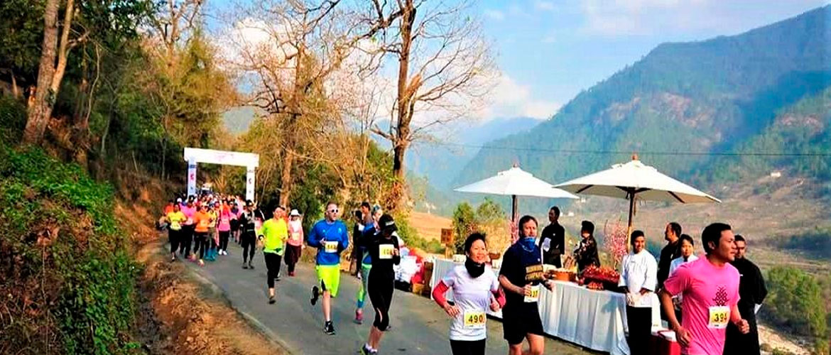 bhutan marathon tours