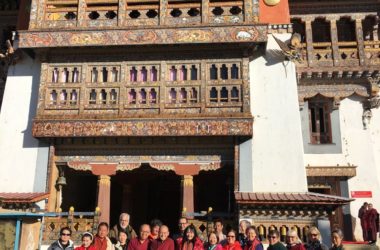 Guest at Gangtey Monastery