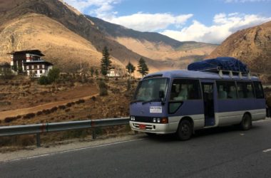 On the way to Paro - Tamchog Lhakhang